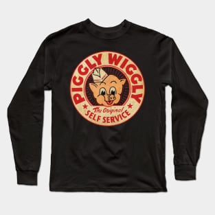 Vintage Piggly Wiggly Long Sleeve T-Shirt